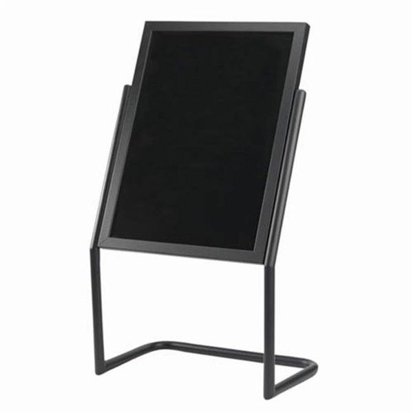 Aarco Aarco Products P-17BK Dual Capability Neon Markerboard and Menu-Poster Holder - Black P-17BK